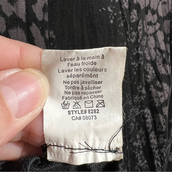 BELLISSIMA Faux Suede Leopard Print Zip Up Jacket, Size 10,-#327 - Picture 12 of 13